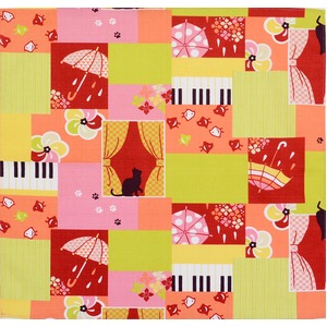 coco−cloth小風呂敷 Cat 赤