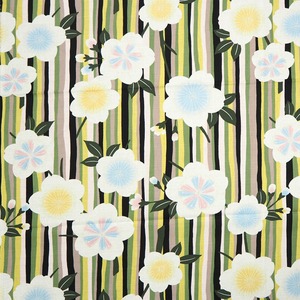 coco−cloth小風呂敷 縞桜 緑