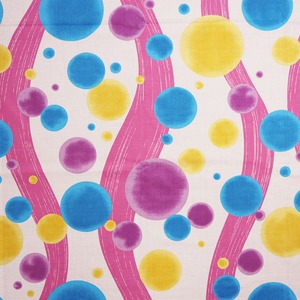 ｃｏｃｏ&minus;ｃｌｏｔｈ小風呂敷　立涌ドット　ローズ