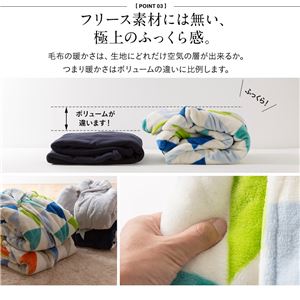 mofua プレミアムマイクロファイバー着る毛布（ガウンタイプ） フラッグ柄 フリー グリーン