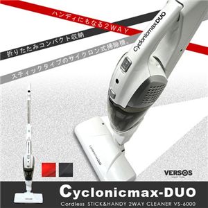 サイクロン掃除機 サイクロニックマックスデュオ VS-6000 ホワイト