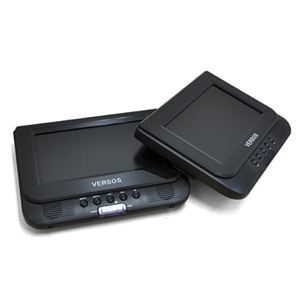 VERSOS（ベルソス） ツイン液晶モニター7インチ DVDプレーヤー GIGA DRIVE（ギガドライブ） VS-GD707