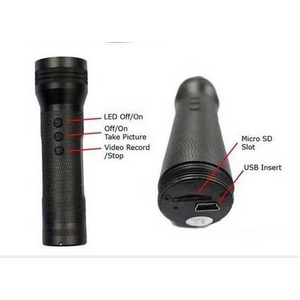 【小型カメラ】■HD画質■懐中電灯型小型ビデオカメラ■赤外線LED搭載!