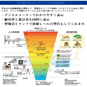 ガイガーカウンター RAY-2000A 日本語意訳説明書付 【放射能測定器】