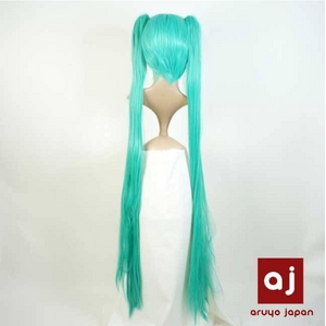 耐熱高級繊維 コスプレに欠かせないカラーウィッグ COSPLAY T 薄グリーン