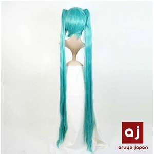 耐熱高級繊維 コスプレに欠かせないカラーウィッグ COSPLAY T グリーン
