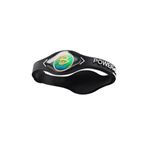 【日本正規品】POWER BALANCE（パワーバランス） シリコン・ブレスレット（ブラック/ホワイト XSサイズ)