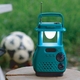 電池がなくても使える!ランタン型ダイナモラジオライト(携帯充電機能付き)
