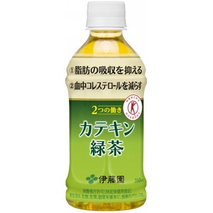 【ケース販売】伊藤園【特定保健用食品(トクホ飲料)】2つの働きカテキン緑茶 350ml×72本 まとめ買い