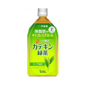 伊藤園【特定保健用食品】2つの働きカテキン緑茶1.05L×24本