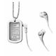 2.0+EDR�Ή�Bluetooth�X�e���I�w�b�h�Z�b�g �i�z���C�g�j DogTag�X�^�C�� BT3030[ STREET WHITE ]