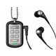 2.0+EDR�Ή�Bluetooth�X�e���I�w�b�h�Z�b�g �i�u���b�N�j DogTag�X�^�C��[ STREET BLACK ]