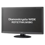 �O�H 27�^���C�h�t���f�B�X�v���C�uDiamondcrysta WIDE�v �m���O���A [ RDT271WLM-BK ]