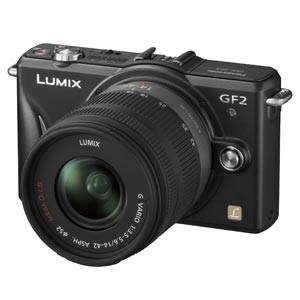 Panasonic(パナソニック) デジタル一眼カメラ ダブルレンズキット エスプリブラック DMC-GF2W-K