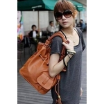 ファッション人気手提げバッグ◇ブラウン色