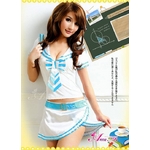 2010新作 セクシーミニスカ女子高生セーラー服コスチュームセット コスプレ