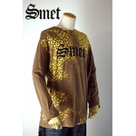 smetiXbgj long tee flagskullimen'sj brown S