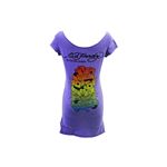 ed hardy（エドハーディー） tee lobe is a gumble woman purple S