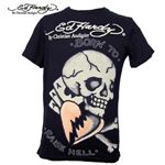 ed hardyiGhn[fB[j YTVc Skull Heart & Cards Black S