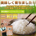 【平成22年産新米】 澤田農場のオリジナルブレンド米（三和音）白米 10ｋｇ（5ｋｇ×2袋）