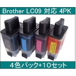 yBrotherΉzLC09 BK/C/M/Y ݊CNJ[gbW 4FpbN y10Zbgz