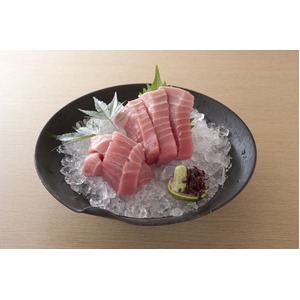 【三崎恵水産】天然本マグロ詰合せセット　（大トロ・中トロ・赤身　各100ｇ、醤油・わさび付）