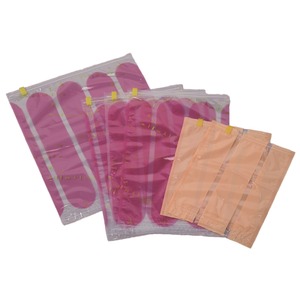 簡単圧縮トラベルスリムパック６枚組　ピンク