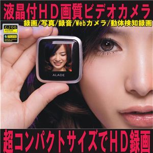 【電丸】【小型カメラ】miniDV 液晶表示付きビデオカメラ G200 microSDタイプ （HD画質）