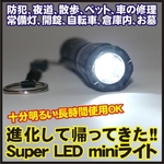 【すぐに使える電池つき】Super LED miniライト 超高輝度フラッシュライト