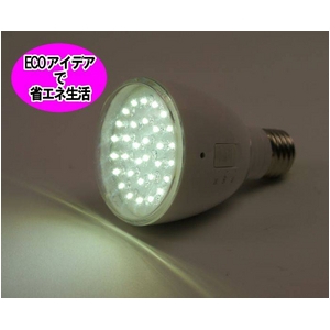 【電丸】懐中電灯にもなる充電式LED電球マジックバルブ【電球色】※40W相当(消費電力4W※口金E26/E27)