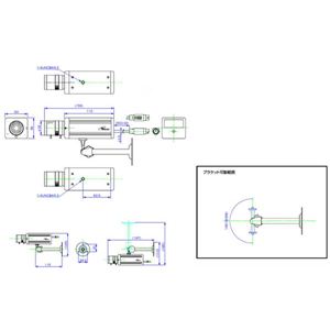 コロナ電業 バリフォーカルレンズ採用カラーCCDカメラ シルバー TR-1300C