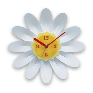 お花のかたちの壁掛け時計 Powan マーガレット マーガレット02 