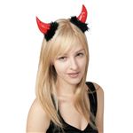 RUBIE'S（ルービーズ） ACCESSORY（アクセサリー） アクセサリ（コスプレ） Devil Horns Hair Clip（デビル ホーンズ ヘアー クリップ）