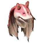 RUBIE'Si[r[Yj STAR WARSiX^[EH[Yj }XNiRXvpj Jar Jar Binks Latex MaskiW[ W[ rNX ebNX }XNj
