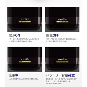 ●地震対策商品●iPhone 4&4S向けバッテリー内蔵ケース 「exolife」-White