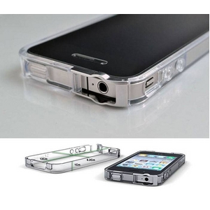 ◆iPhone4S / iPhone4  バンパーケース exoclear edge （エクソクリア エッジ） Clear