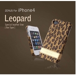 iPhone4ケース Leopard Bar●ラムスキン●