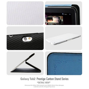 GALAXY TAB2��Zenus PRESTIGE CARBON STAND SERIES����󥿥å�������ɡ�ŷ�����ס���white