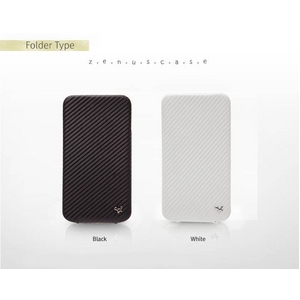 ���ܳס�Zenus Galaxy S2 LTE ��SC-03D�� ������ Carbon Folder-White