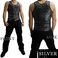 Luxury Black�i���O�W���A���[�u���b�N�j �X�^�[U�l�b�N�^���N�g�b�v SLV�i�V���o�[�j S�T�C�Y