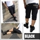 Luxury Black（ラグジュアリーブラック） メタルプレートネーム付き ハーフチノパンツ ブラック Lサイズ
