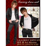 LuxuryBlack（ラグジュアリーブラック） ドレススーツ PLATINUM SUIT XLサイズの詳細ページへ