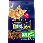 (まとめ)ネスレ フリスキードライ 室内ネコ用 1.8Kg (猫用・フード)【ペット用品】【×6 セット】