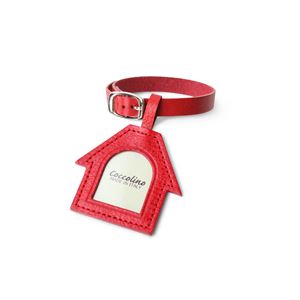 Cocolino(コッコリーノ) ワンチョB キャメル/ハウスチャーム:レッド (犬 ペット仏壇 骨壺)