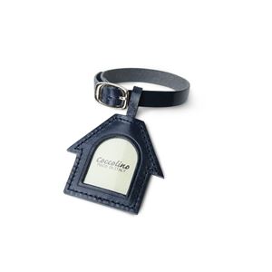 Cocolino(コッコリーノ) ワンチョB キャメル/ハウスチャーム：ネイビーブルー (犬 ペット仏壇 骨壺)