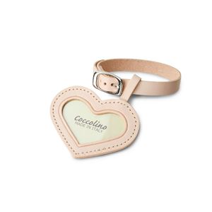 Cocolino(コッコリーノ) ワンチョB グレー/ハートチャーム：ベージュ (犬 ペット仏壇 骨壺)