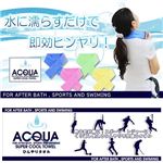 AQUA（アクア） ひんやりタオル SUPER COOL TOWEL（スーパークールタオル） ブルー×2枚