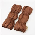 手足に巻ける羽毛布団 U-MO(ウーモ) レッグウォーマー カフェブラウン