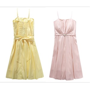 大きいサイズ☆キラキララインストーンで華やかに♪上品清楚なパーティードレス☆イベント/パーティ☆ K9511 ピンク 3L