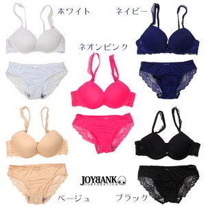 スムースライン ワンカラーブラ＆ショーツセット【ブラショーツセット/ナイトウェア/下着/レース/ランジェリー/コスプレ】07000216 ホワイトS